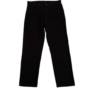 Rustler Deep Black Loose Leg Jeans